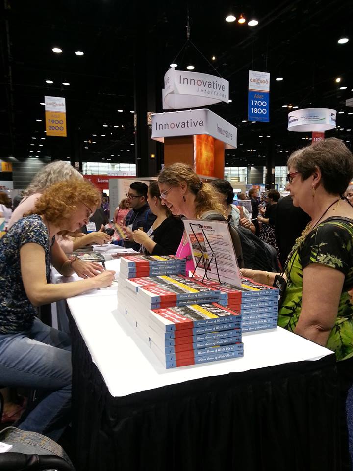 ALA Conference, 2012, signing paperbacks of my first book. 
