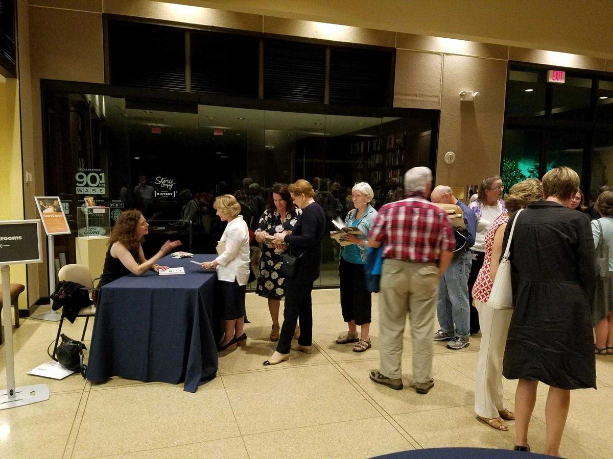 Book signing, Atlanta History Center, 2017.  