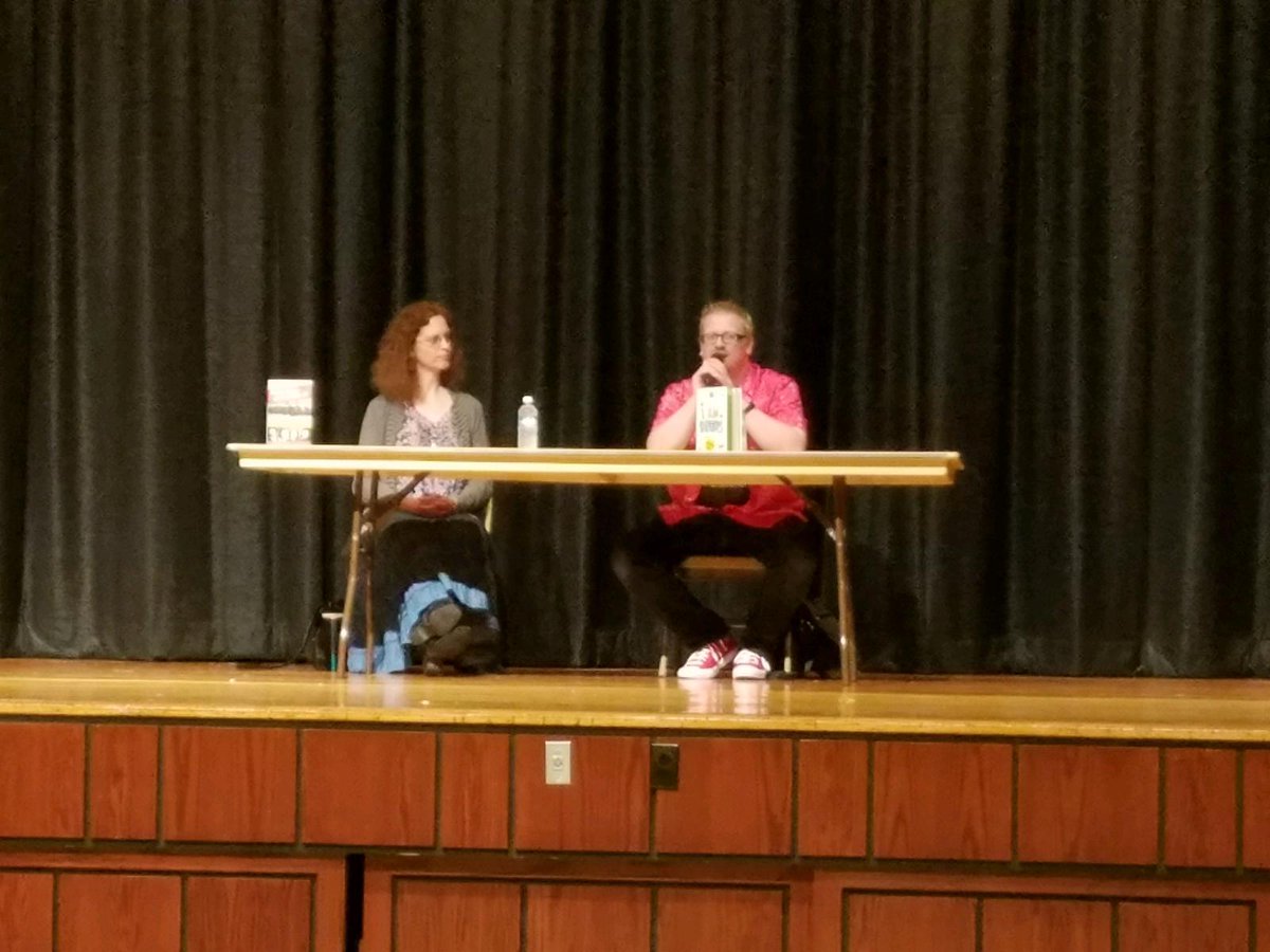 Young Author's Convention, 2017. Author Mike Mullen. 